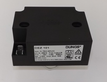 Dungs DEZ101 255018 110v ignition transformer (ZT931 110v)